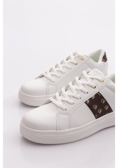 Benetton Bni-12132 Kadın Sneaker Ayakkabı Beyaz