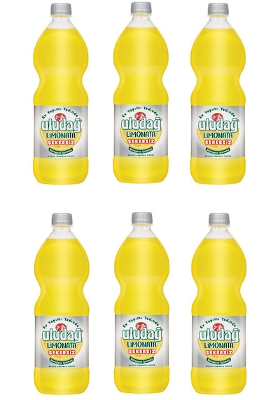 Uludağ Limonata Şekersiz 1 Lt X 6 Adet