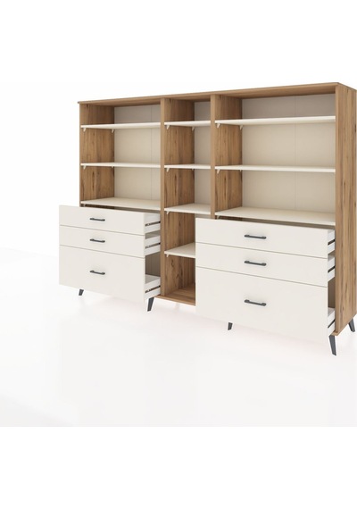 Hyperion Dolap 10 Raflı 6 Çekmeceli 220x44x163 Çam-aytaşı Çam-aytaşı Hyperion Dolap 10 Raflı 6 Çekmeceli 220x44x163 Çam-aytaşı Çam-aytaşı