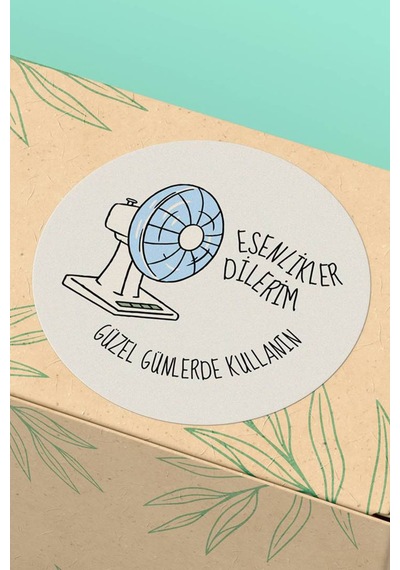 Vantilatör Esenlikler Sticker 3x3cm St2336 Çok Renkli