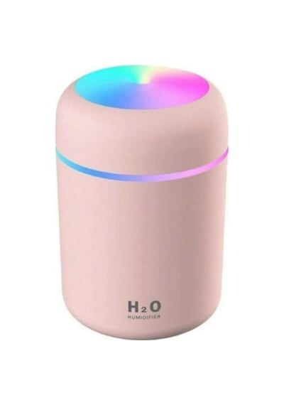 300 Ml Ulrasonik Hava Nemlendirici Buhar Makinesi Ve Aroma Pembe Beyaz