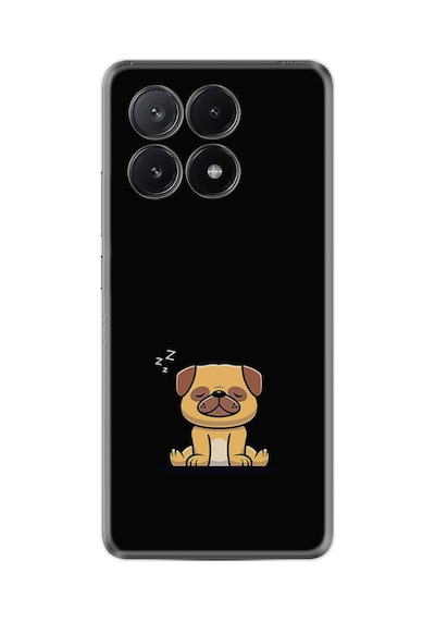Poco X6 5g Kılıf Desenli Silikon Platinium Series Uyuyan Köpek 1875