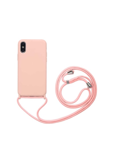 Apple Uyumlu iPhone Xs 6.5 Kılıf Zore Ropi Kapak Pembe Açık