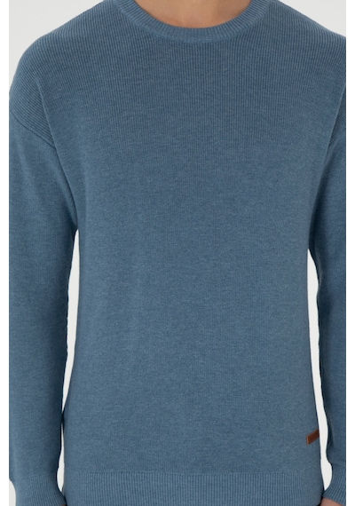 U.S. Polo Assn. Erkek Regular Fit Bisiklet Yaka Mavi Basic Kazak 50298267-VR251