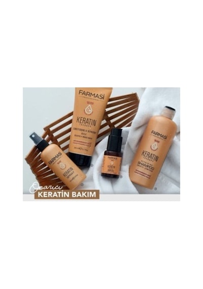 Keratin Theraphy 4'lü Onarıcı Saç Bakım Seti - Şampuan + Maske + Sprey + Serum 9502900099999