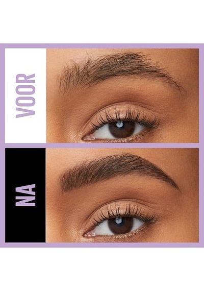Maybelline New York Express Brow Shaping Pencil - Medium Brown Doğal Balmumu Formülü, Doğal Efekt Tonu, Disiplin Ve Yapı, Uzun Ömürlü Dayanıklılık 00