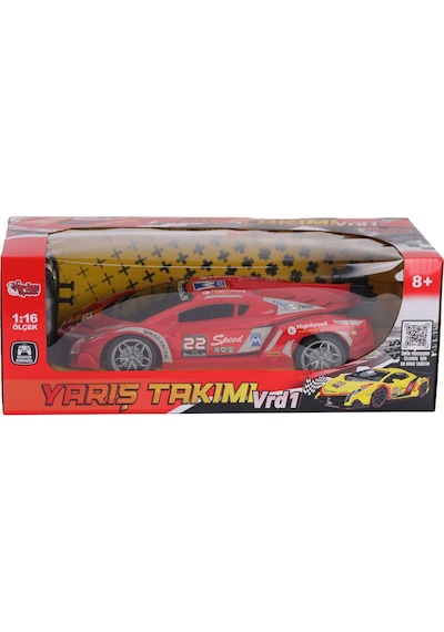 Vrd 10728 Uk Ff Şarjlı 1 16 Desenli Yarış Kırmızı