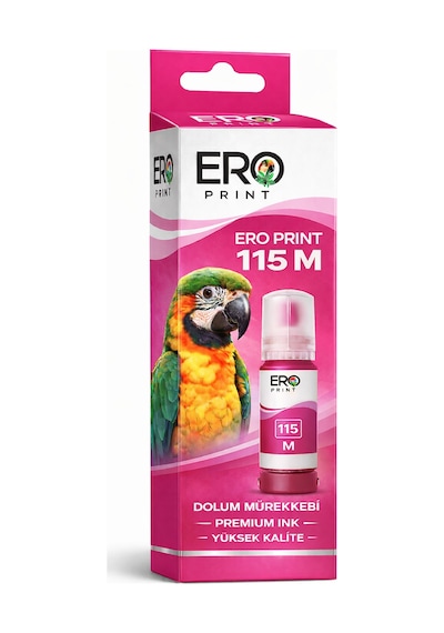 Epson Ecotank L8160 Uyumlu Kırmızı Mürekkep 70ml