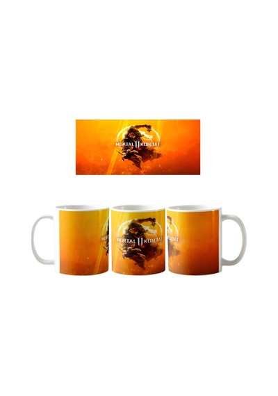Mortal Kombat Kupa Bardak Tek Adet K088 Çok Renkli