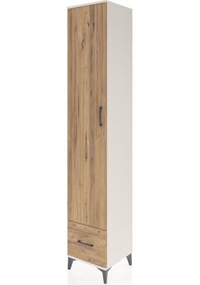 Hyperion Dolap 4 Raflı Tek Çekmeceli Tek Askılı 44x44x243 Aytaşı-çam Aytası Hyperion Dolap 4 Raflı Tek Çekmeceli Tek Askılı 44x44x243 Aytaşı-çam Aytası