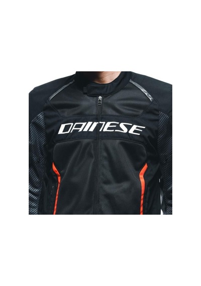 Dainese Air Frame 3 Black Red Fluo Tekstil Motosiklet Mont 58