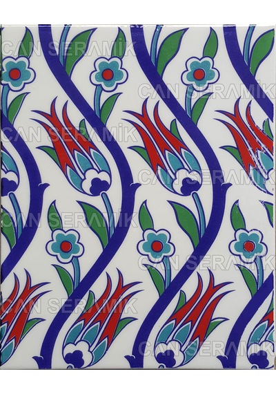 Can Seramik – 20x25 Cm. Cç-1020 Kütahya Çini Karo 5' Li 1 Paket