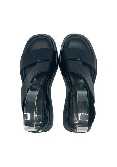 Kemal Tanca 862 M-48 Kadın Dolgu Topuklu Sandalet Siyah