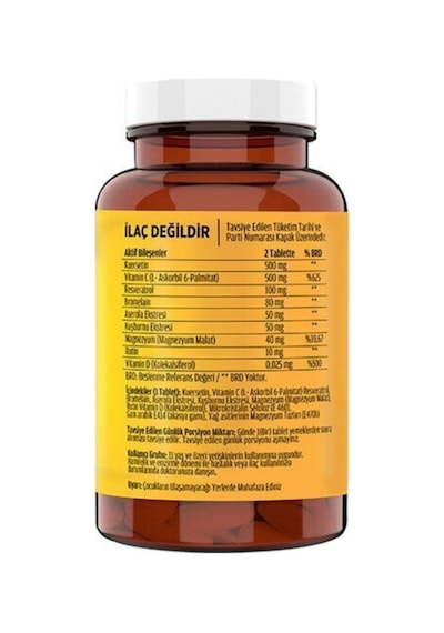 Nevfix Coenzyme Q10 120 Tablet & Kuersetin Ester C 60 Tablet