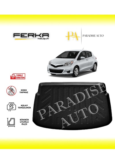 Toyota Yaris Hatchback Kalın Stepneli 2011 Ve Üstü Bagaj Havuzu