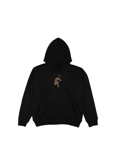 Tarzsokak Stay Wild Siyah Oversize Unisex Kapüşonlu Sweatshirt Hoodie
