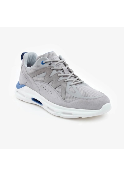 Greyder 18400 A.gri Hakiki Deri Erkek Sneaker Spor Ayakkabı Gri
