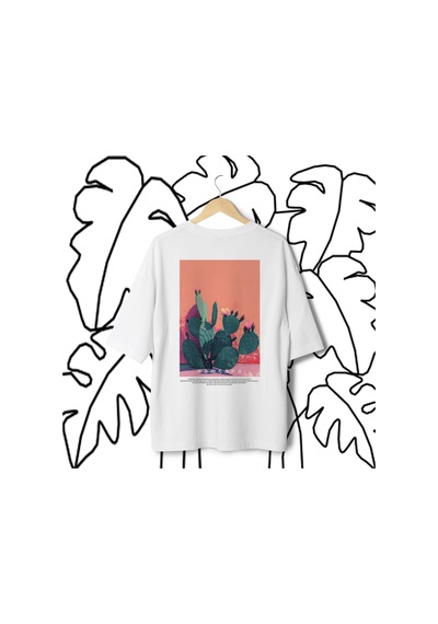 Samsara Serisi No:10 T-shirt - Beyaz