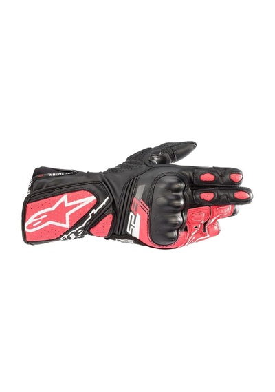 Alpinestars Stella Sp-8 V3 Korumalı Kadın Motosiklet Eldiveni Siyah Pembe