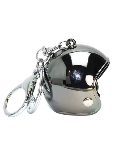 Waves And Pebbles Kask Silver Anahtarlık Gümüş