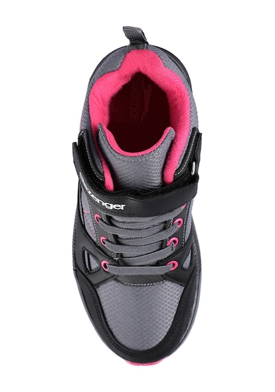 Slazenger KESHA Çocuk Cırt Cırtlı Siyah - Fuşya Bot