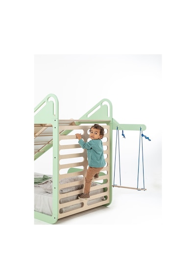 Sleepy Montessori Karyola 90x190 Cm Yatak Mint Salıncak Masa Yazı Tahtası Kaydırak Tırmanma Tahtası Sleepy Montessori Karyola 90x190 Cm Yatak Mint Salıncak Masa Yazı Tahtası Kaydırak Tırmanma Tahtası