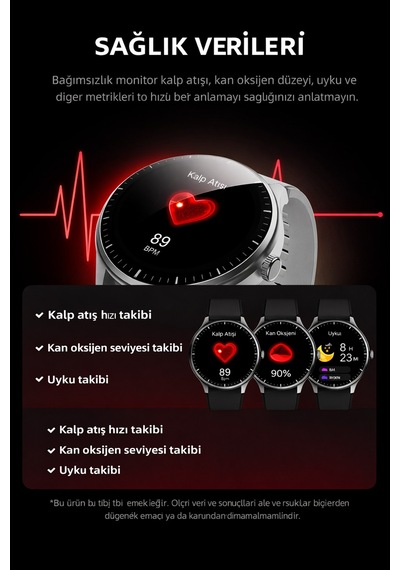 Hw7 Pro+ Akıllı Saat 1.46" Hd Ekran Bluetooth Arama Uzun Pil Ömrü Sesli Asistan Su Geçirmez Gri