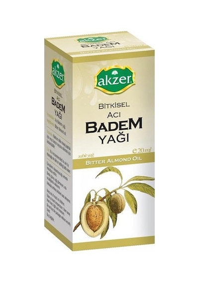 Akzer Acı Badem Yağı 20 ML
