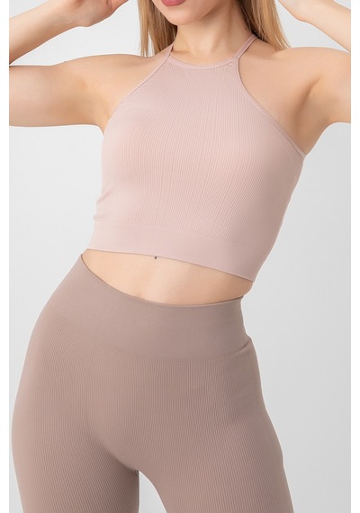 Doremi Seamless Örme Halter Yaka Büstiyer 001