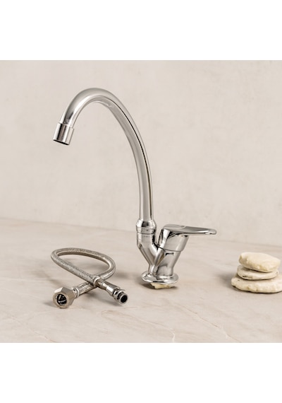 Tek Kollu Mermerüstü Lavabo Bataryası Aç-kapa Çok Renkli