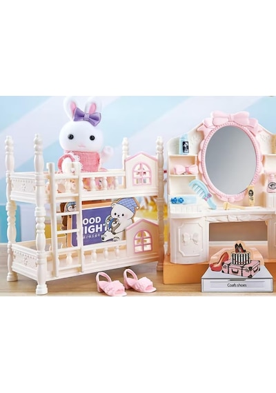 Bay Dreamy Mini Tavşan Ranzalı Yatak Odası Oyun Seti Diğer