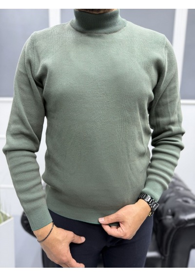 Avni Ceylan Modern Erkek Slim Fit Balıkçı Yaka %100 Pamuk Pike Örgü Triko Kazak Yeşil/kahve Avni Ceylan Modern Erkek Slim Fit Balıkçı Yaka %100 Pamuk Pike Örgü Triko Kazak Yeşil/kahve
