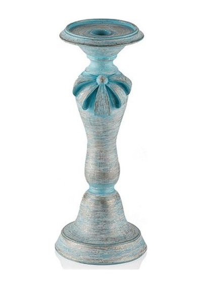 Pr30-1032-Mavi Kurdeleli Orta Boy Mumluk 28*12