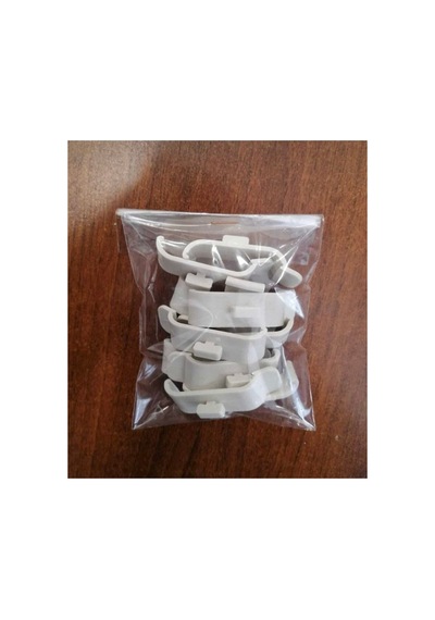Zebra Perde Kornişe Takma Aparatı 10 Adet 4,5 Cm Plastik Krem - 265425399 Krem