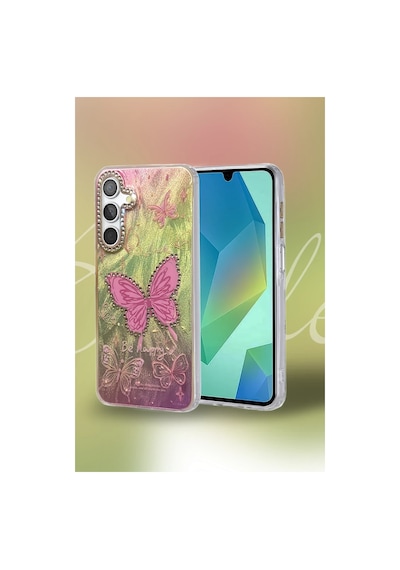 Samsung Galaxy A34 5g Kılıf Blade Aynalı Desenli Kapak - Desen 4 0.2M-Çok Renkli
