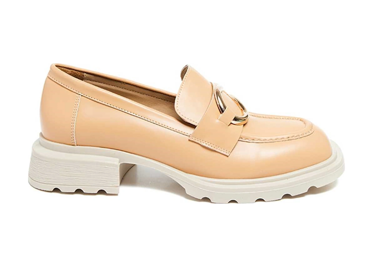 Bestello Tokalı Termo Taban Casual 281-1916 Kadın Ayakkabı Nude