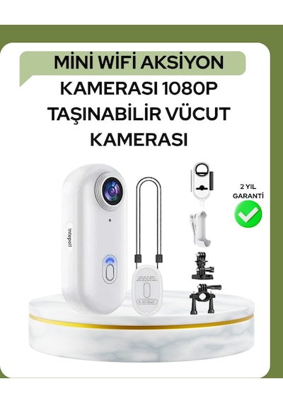 1080p Wifi Spor Kamerası Su Geçirmez Mini Aksiyon Kamera Diğer