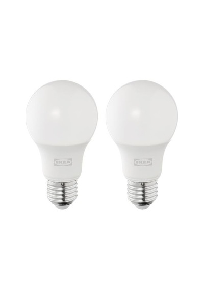 Ikea Solhetta Led Ampul E27, Işık Rengi: Sıcak Beyaz 2700 Kelvin , 470 Lm, 2 Adet