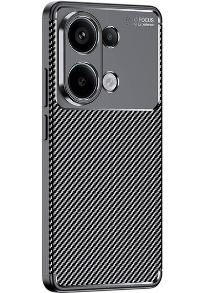 Redmi Note 13 4g Kılıf Tchs Negro Silikon Kapak-siyah Siyah