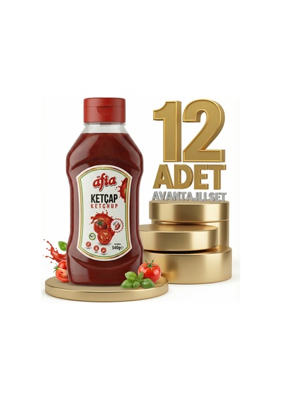 Afia Acılı Ketçap 12x550 Gr