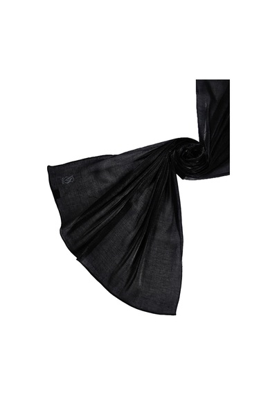 Mim Eşarp Mio Prenses Parıltılı Cam Kırığı Şal 65x190 Cm - Koyu Füme