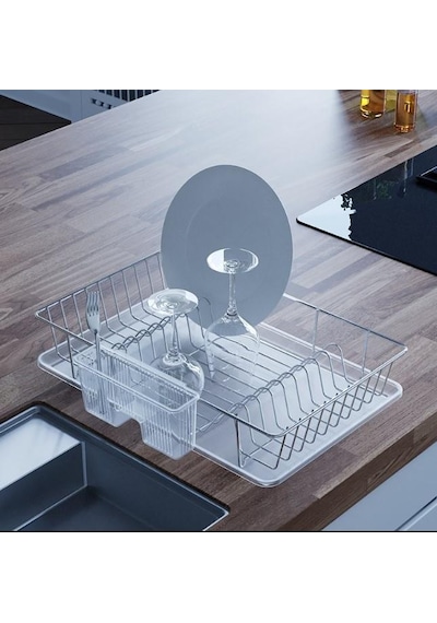 Geseus Home Tek Katlı Tabaklık Bulaşıklık Krom Kb003k Krom