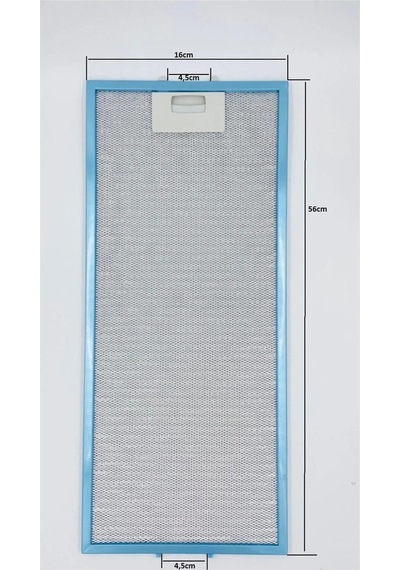 160x560mm Davlumbaz Filtresi Aspiratör Yağ Filtresi, 16x56cm