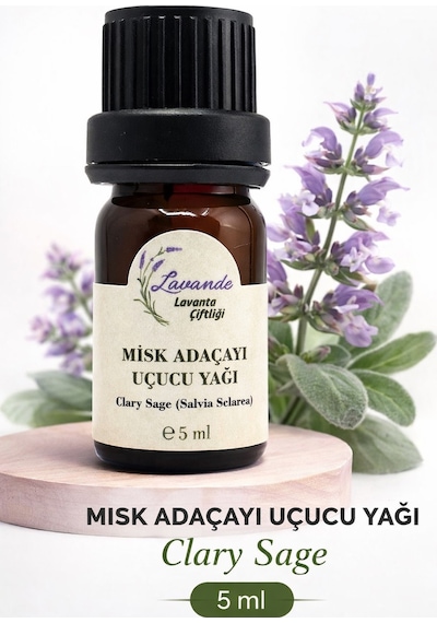 Lavande Lavanta Çiftliği Misk Adaçayı Uçucu Yağı 5 ML