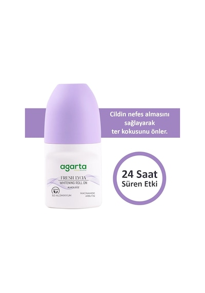 Agarta Roll-on Kadın 50 Ml Fresh Flower-lycıa-natural