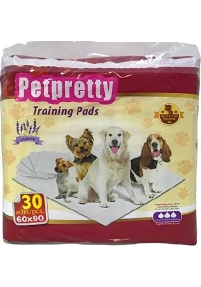 Petpretty Lavanta Kokulu Köpek Pedi 60 x 90 CM 30'lu