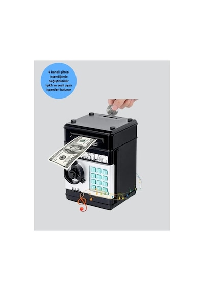 Sam53 Number Bank Siyah Çok Renkli