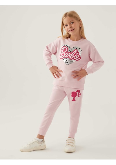 Barbie Kız Eşofman Takımı 9-14 Yaş Toz Pembe 25214764g24s1 Toz Pembe