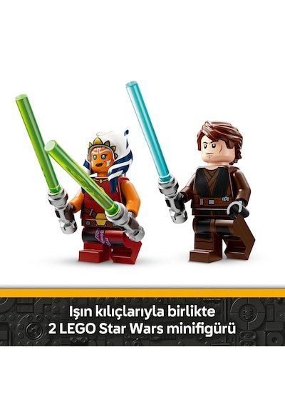 LEGO® Star Wars: Klon Savaşları™ Ahsoka’nın Jedi Interceptor™’ı 75401 - 8 Yaş ve Üzeri Çocuklar için Yaratıcı Oyuncak Yapım Seti (290P) LEGO® Star Wars: Klon Savaşları™ Ahsoka’nın Jedi Interceptor™’ı 75401 - 8 Yaş ve Üzeri Çocuklar için Yaratıcı Oyuncak Yapım Seti (290P)