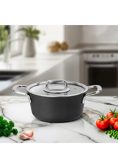 Aryıldız Atlanta Black Tencere 18 Cm Renkli